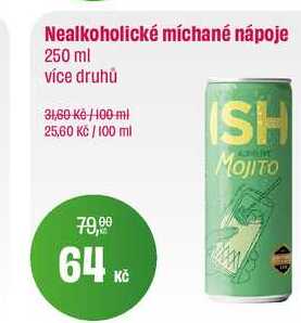 Nealkoholické míchané nápoje 250 ml