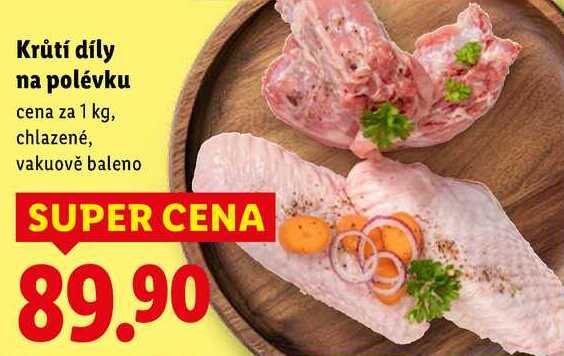 Krůtí díly na polévku, cena za 1 kg