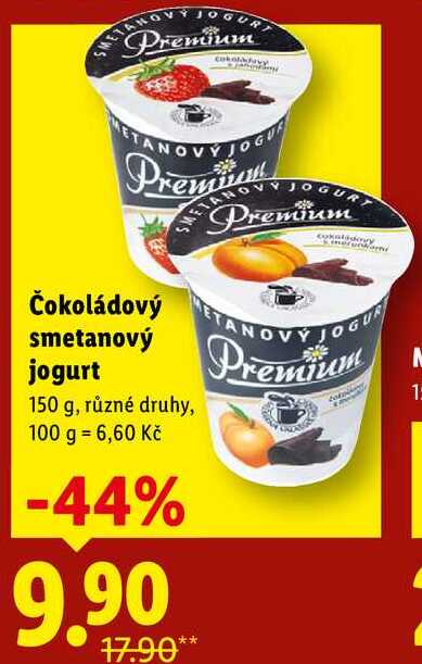Čokoládový smetanový jogurt, 150 g