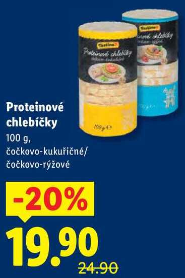 Proteinové chlebíčky, 100 g