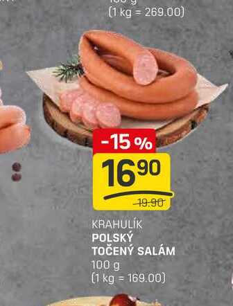 POLSKÝ TOČENÝ SALÁM 100 g