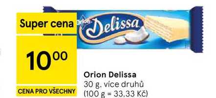 Orion Delissa, 30 g, více druhů
