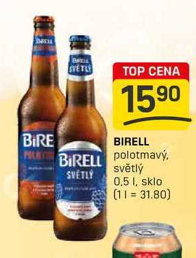 BIRELL polotmavý světlý SVETLÝ 0,5l