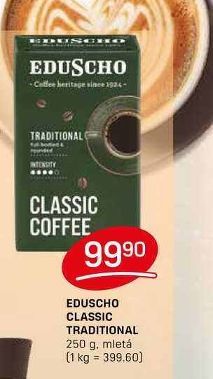 EDUSCHO CLASSIC TRADITIONAL 250 g, mletá 