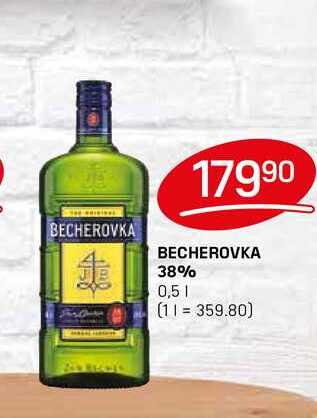 BECHEROVKA 38% 0,5l