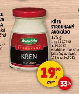 KŘEN STROUHANÝ AVOKÁDO, 175 g