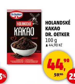 HOLANDSKÉ KAKAO DR. OETKER, 100 g