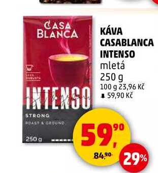 KÁVA CASABLANCA INTENSO mletá, 250 g