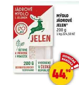 MÝDLO JÁDROVÉ JELEN, 200 g