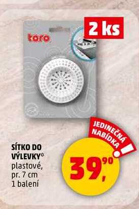 SÍTKO DO VÝLEVKY, 2 ks