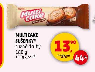 MULTICAKE SUŠENKY, 180 g