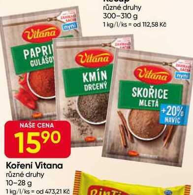Vitana různé druhy 10-28 g 