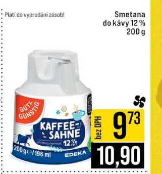 Smetana do kávy 12% 200g 