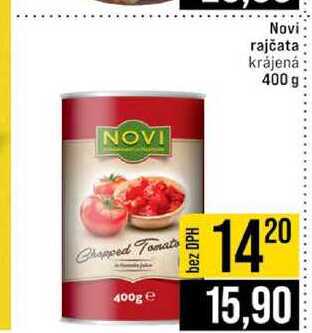 Novi rajčata krájená 400 g 