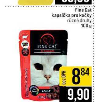 Fine Cat kapsička pro kočky různé druhy 100 g