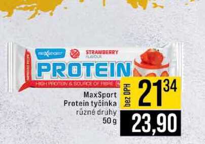 MaxSport Protein tyčinka různé druhy 50 g 