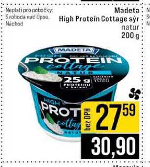 Madeta High Protein Cottage sýr natur 200 g