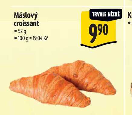 Máslový croissant  52 g  