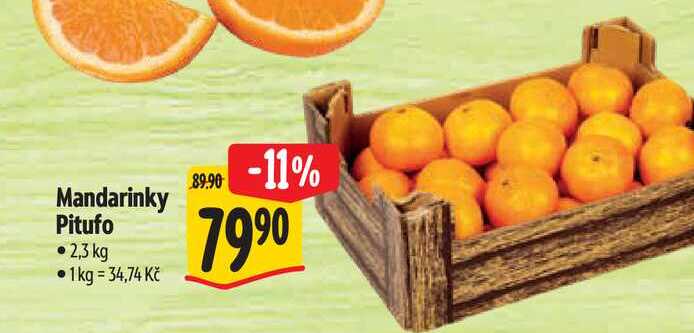 Mandarinky Pitufo  2,3 kg 