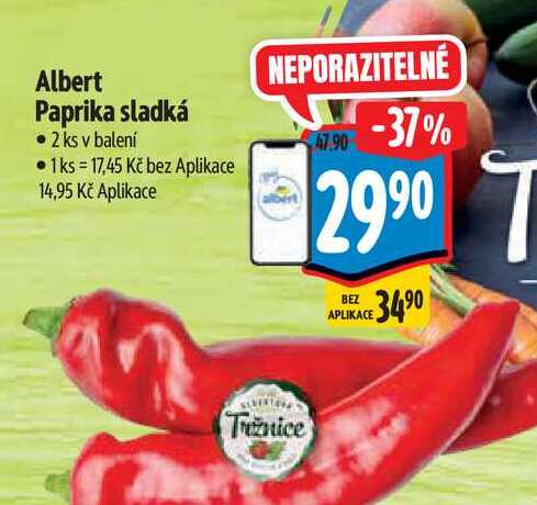 Albert Paprika sladká  2 ks  