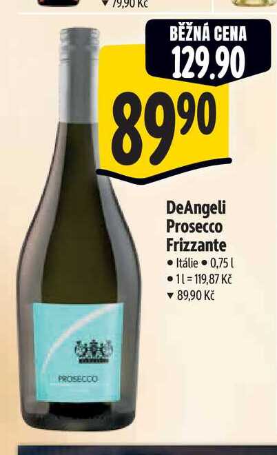 DeAngeli Prosecco Frizzante 0,75 l