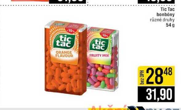 Tic Tac bonbóny různé druhy 54 g