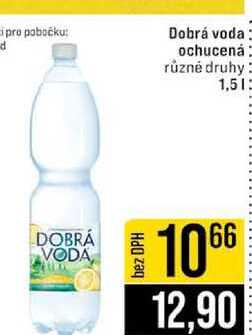 Dobrá voda ochucená různé druhy 1,5l