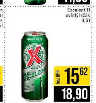 Excelent 11 světlý ležák 0,5l
