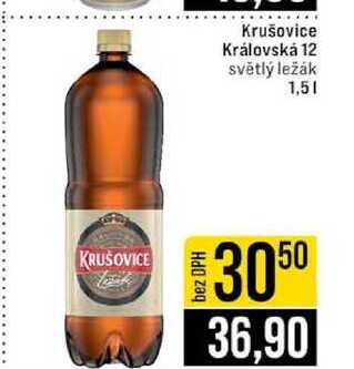 Krušovice Královská 12 světlý ležák 1,5l