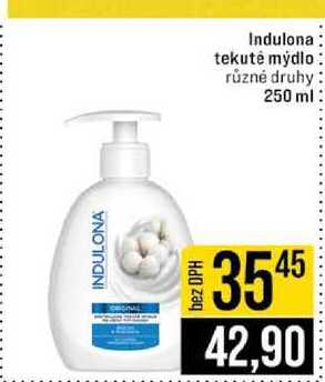 Indulona tekuté mýdlo různé druhy 250 ml