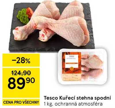 Tesco Kuřecí stehna spodní, 1 kg