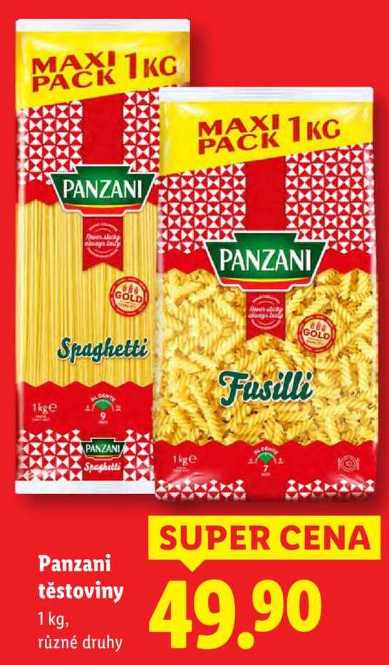 Panzani těstoviny, 1 kg