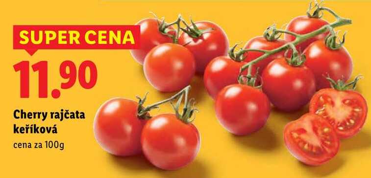 Cherry rajčata keříková, cena za 100g 