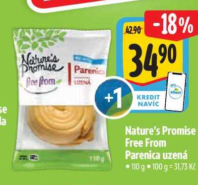   Nature's Promise Free From Parenica uzená 110 g  