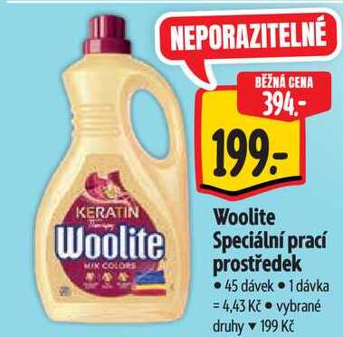 Woolite Speciální prací prostředek, 45 dávek