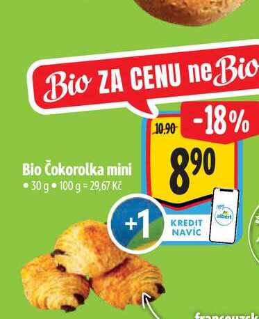   Bio Čokorolka mini 30 g  