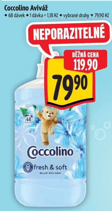 Coccolino Aviváž, 68 dávek