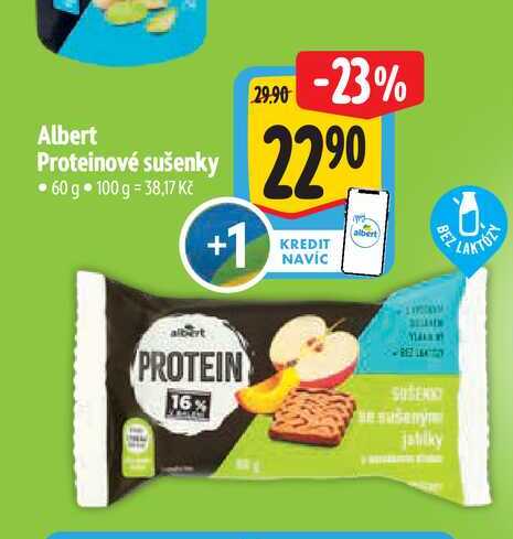 albert Proteinové sušenky 60 g