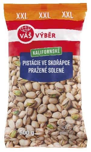 VÁŠ VÝBĚR Pistácie, 500 g