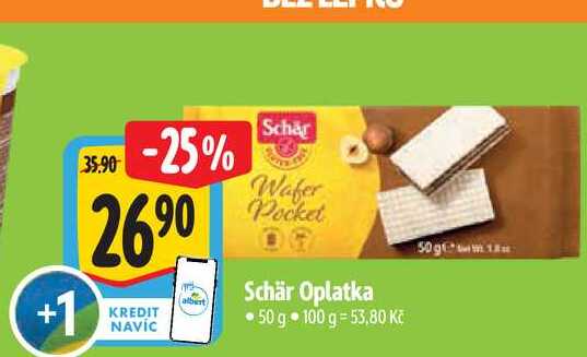   Schär  Oplatka 50 g  