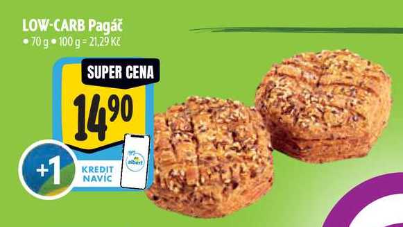 LOW-CARB Pagáč  70 g