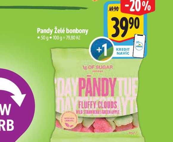 Pandy Želé bonbony 50 g