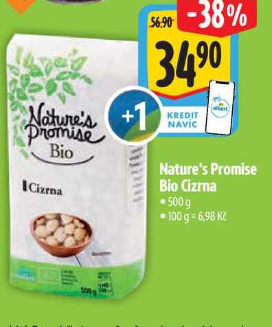   Nature's Promise Bio Cizrna 500g 