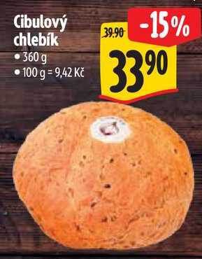 Cibulový chlebík, 360 g 