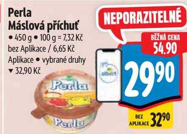 Perla Máslová příchuť, 450 g