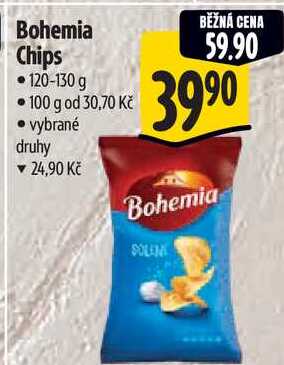 Bohemia Chips, 120-130 g