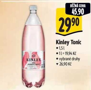 Kinley Tonic, 1,5 l