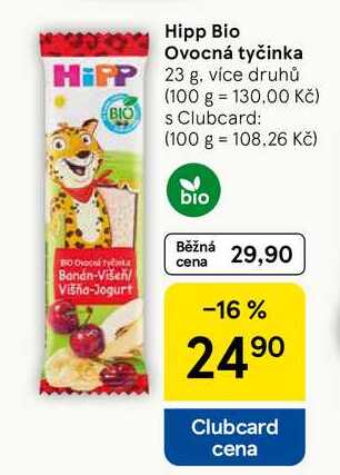 Hipp Bio Ovocná tyčinka, 23 g 