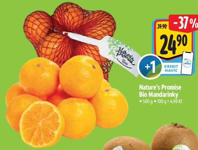 Nature's Promise Bio Mandarinky, 500 g