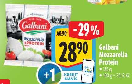 Galbani Mozzarella Protein, 125 g 